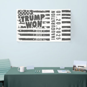 Trump Won 2024 Banner