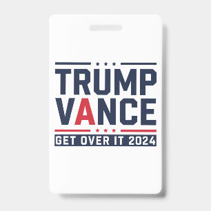 Trump Won 2024 Election President Trump Vance Badge