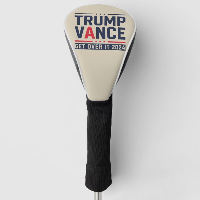 Trump Won 2024 Election President Trump Vance Golf Head Cover (Front)