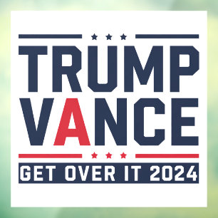 Trump Won 2024 Election President Trump Vance Window Cling
