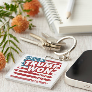 Trump Won 2024 Keychain