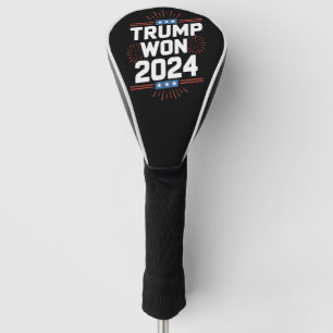 Trump Won 2024 President 47th Of White House Golf Head Cover