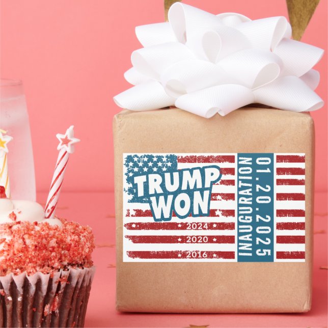 Trump Won 2024 Sticker (Party)