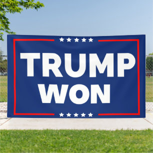 Trump Won 2028 Banner