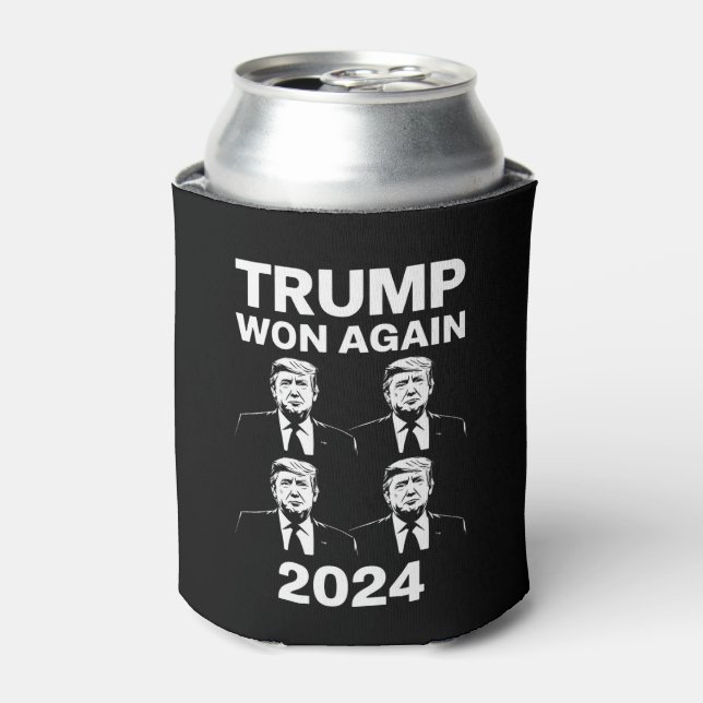Trump Won Again 2024 Election Inauguration Day 47  Can Cooler (Can Front)
