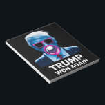 Trump Won Again 2024 Election Vote President 47th Notepad<br><div class="desc">Trump Won Again 2024 Election Vote President 47th American</div>