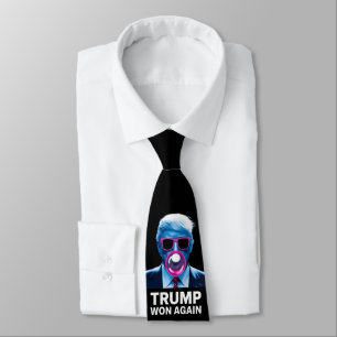 Trump Won Again 2024 Election Vote President 47th Tie
