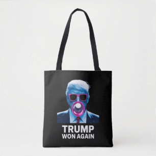 Trump Won Again 2024 Election Vote President 47th Tote Bag