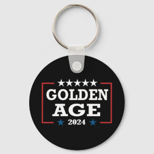 Trump Won Again 2024 Golden Age Of America 2025 Tr Keychain