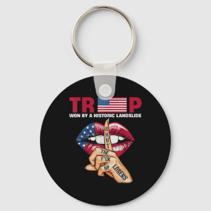 Trump Won By Historic Landslide  Keychain