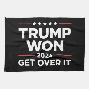 Trump Won Get Over It 2024 Kitchen Towel