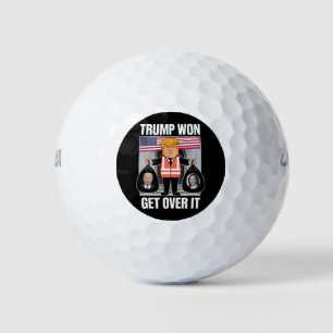 Trump Won Get Over It Maga Won Election 2024 Golf Balls