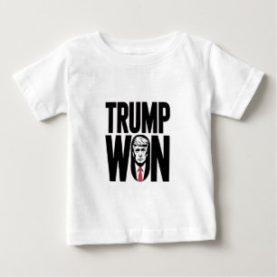Trump Won Trump Vance Election President Speech  Baby T-Shirt