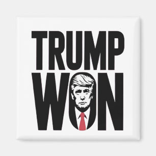 Trump Won Trump Vance Election President Speech  Magnet