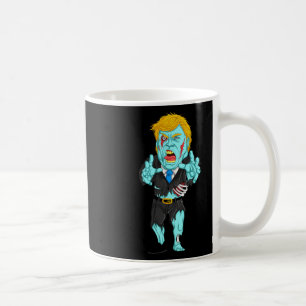 Trump Zombie Cute President Halloween Funny Gift Coffee Mug