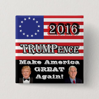 TRUMPence 2016 - Make America Great Again! 2 Inch Square Button