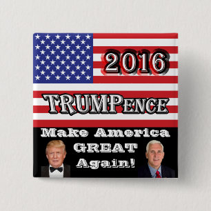 TRUMPence 2016 - Make America Great Again! 2 Inch Square Button