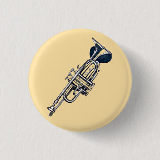Trumpet 1 Inch Round Button