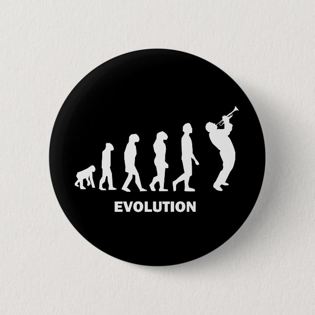 Trumpet 2 Inch Round Button (Front)