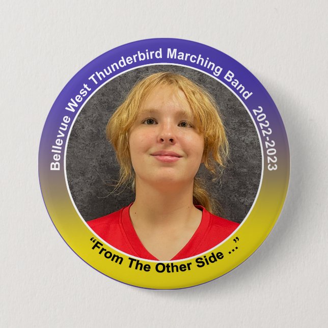 Trumpet Anastasia 9 3 Inch Round Button (Front)