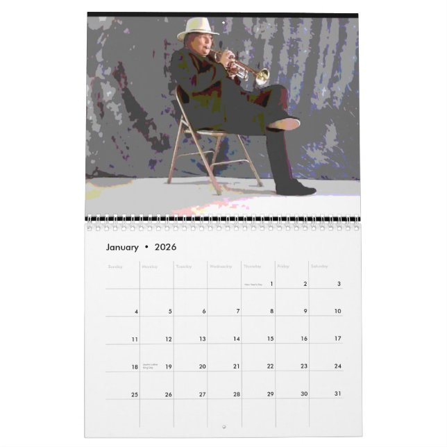 Trumpet Ball [Alternate Design 3] Calendar (Jan 2026)
