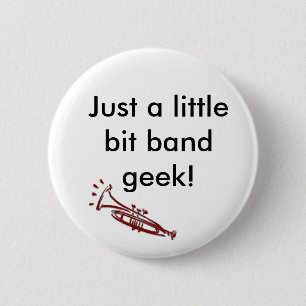 Trumpet Band Geek 2 Inch Round Button