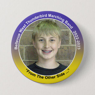 Trumpet Brett 9 3 Inch Round Button