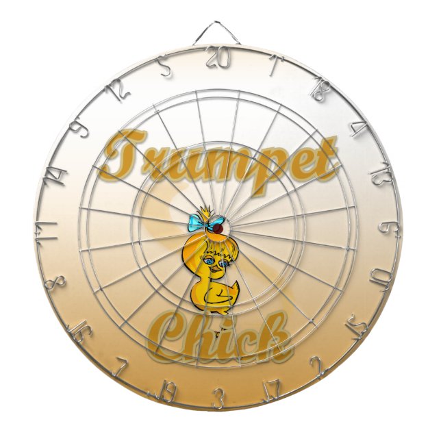 Trumpet Chick Dartboard (Front)