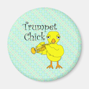 Trumpet Chick Magnet