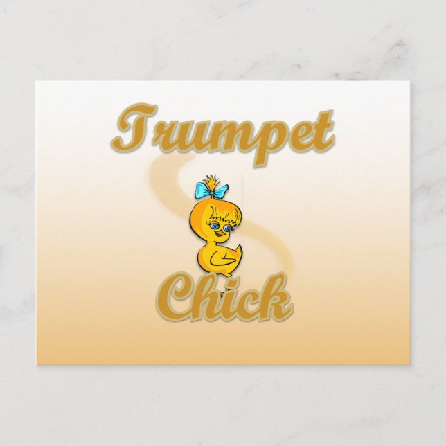 Trumpet Chick Postcard (Front)