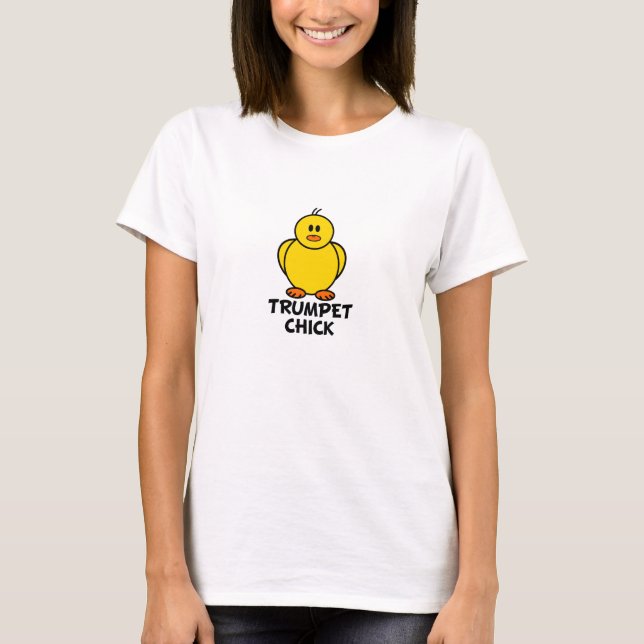 Trumpet Chick T-Shirt (Front)