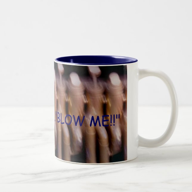 "Trumpet" coffee mug by Zoltan Buday (Right)