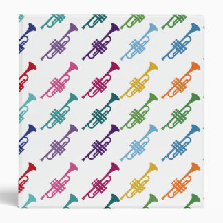 Trumpet Colourful Fun Array Music Binder