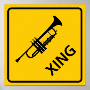 Trumpet Crossing Highway Sign