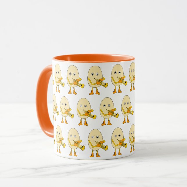 Trumpet Egghead Mug (Front Left)