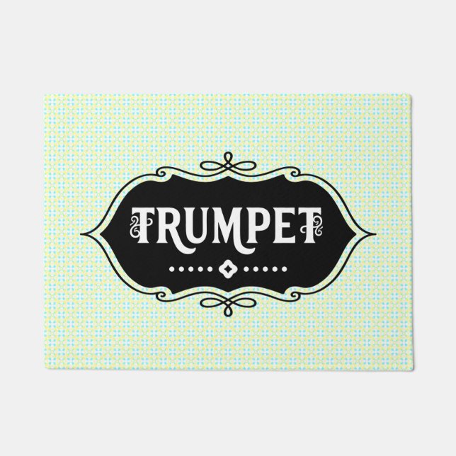 Trumpet Emblem Doormat (Front)