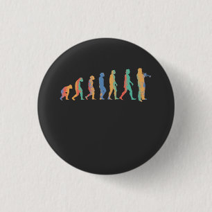 Trumpet Evolution 1 Inch Round Button