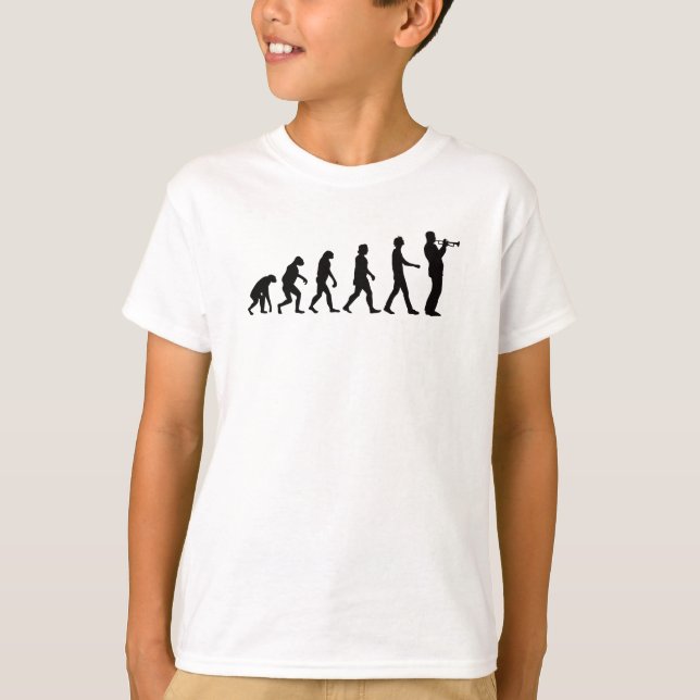 Trumpet Evolution T-Shirt (Front)
