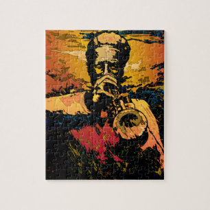 Trumpet Fire Jigsaw Puzzle