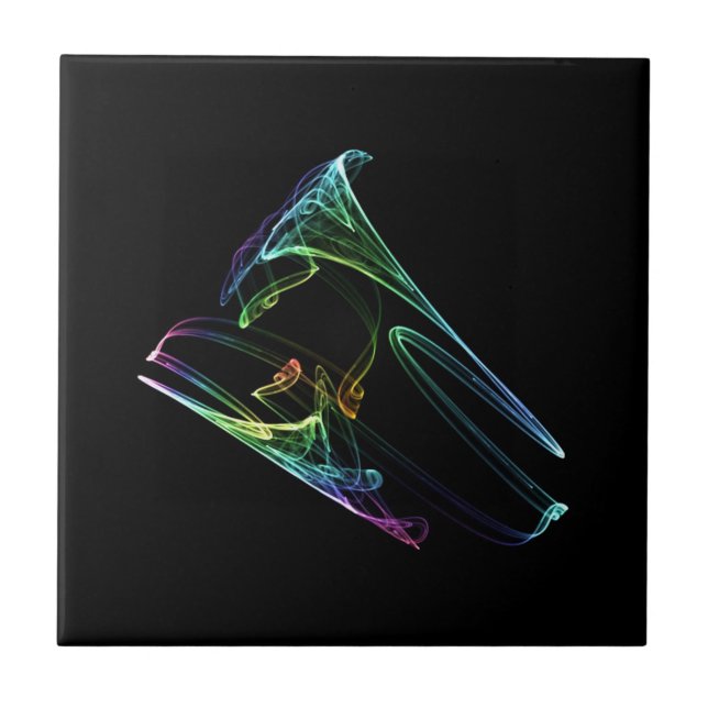 Trumpet Fractal Tile (Front)