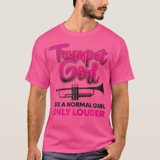 Trumpet Girl Cute Trumpet Player Marching Band T-Shirt