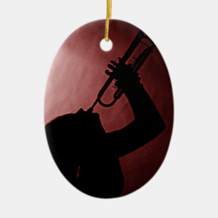 Trumpet Girl Ornament