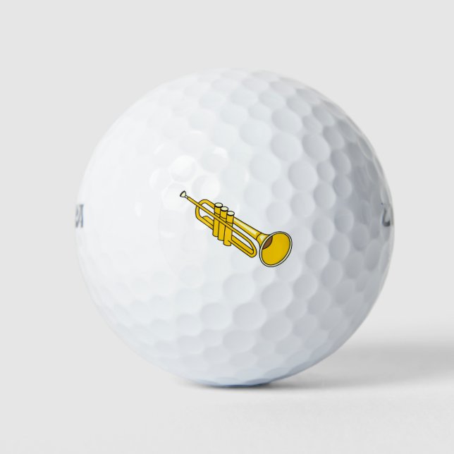 Trumpet  golf balls (Front)
