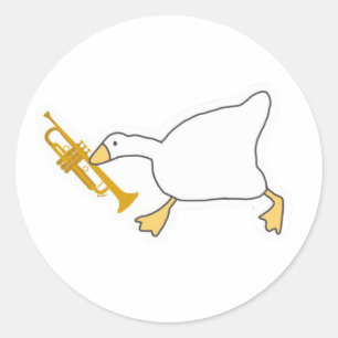 Trumpet Goose Sticker