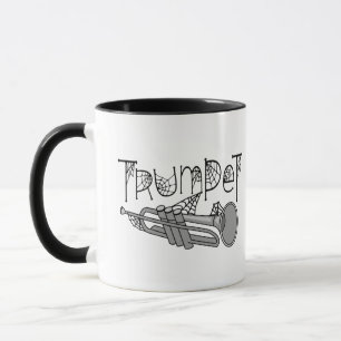 Trumpet Halloween Cobwebs Mug