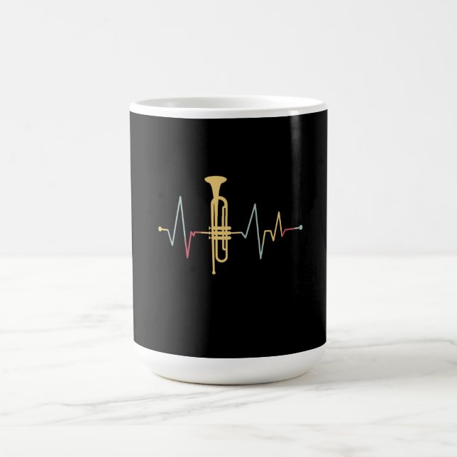 Trumpet Heartbeat Coffee Mug (Center)