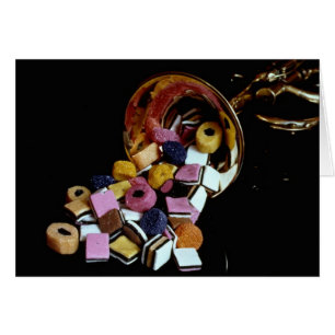Trumpet Horn with Licorice Candy Christmas