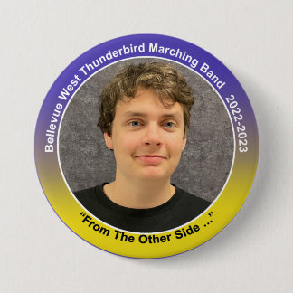 Trumpet James 11 3 Inch Round Button