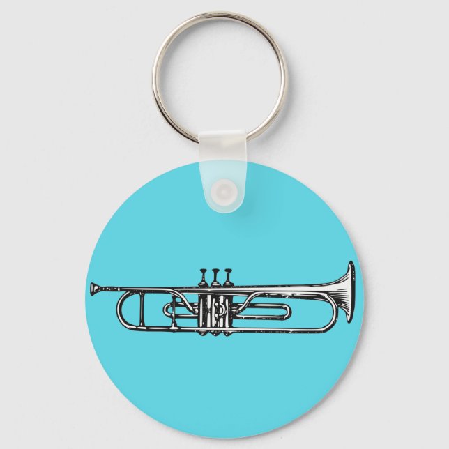 Trumpet Keychain (Front)