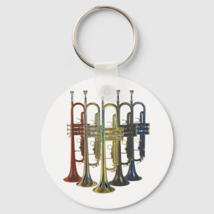 Trumpet Keychain